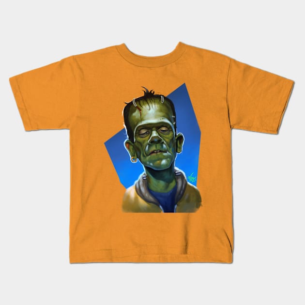 Frankenstein Kids T-Shirt by The Village